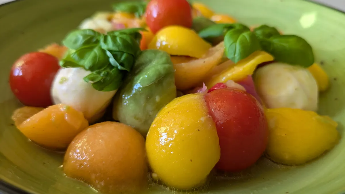 Exotischer Gourmetsalat - Zubereitung