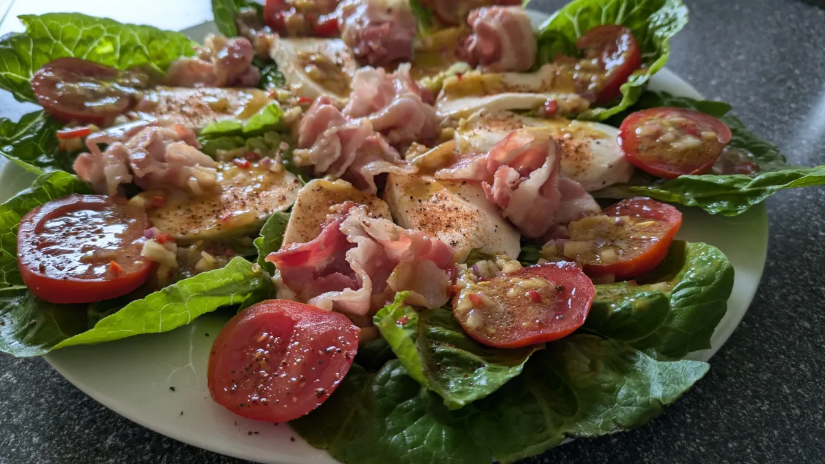 Romanasalat als Vorspeise