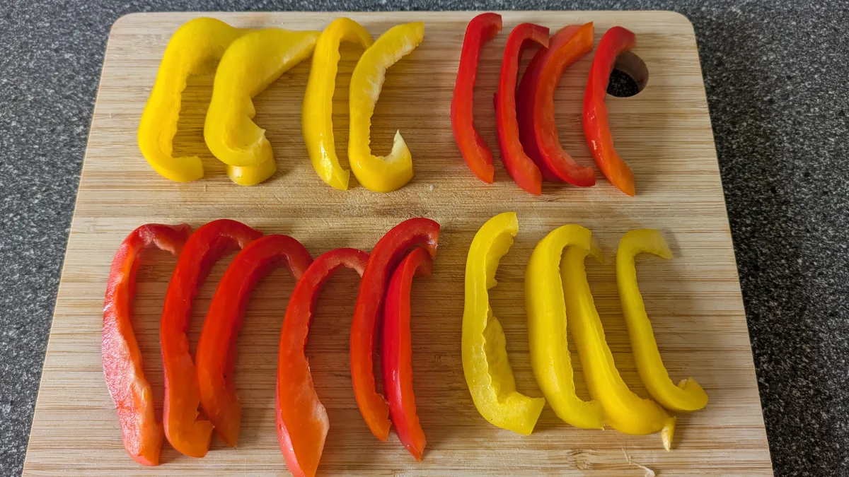 Hähnchenfilet in Paprika-Sahne - Vorbereitung