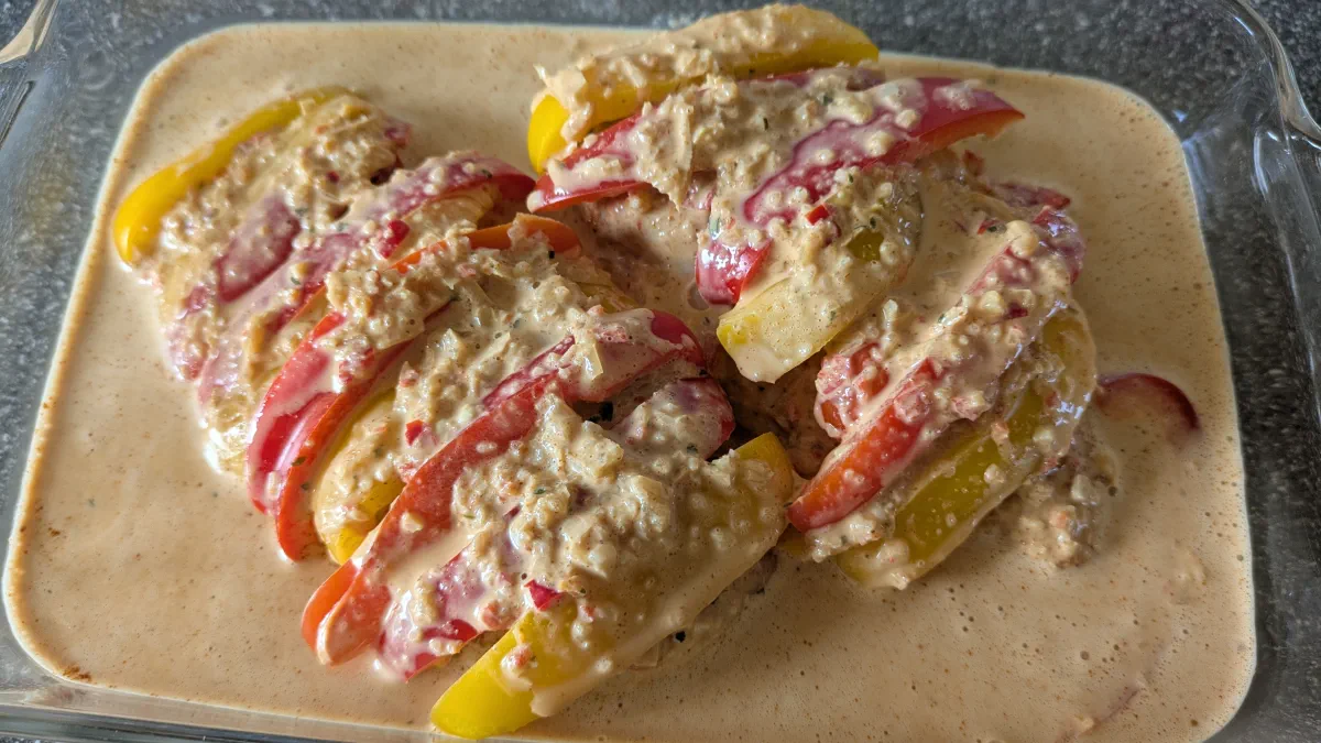 Hähnchenfilet in Paprika-Sahne - Zubereitung